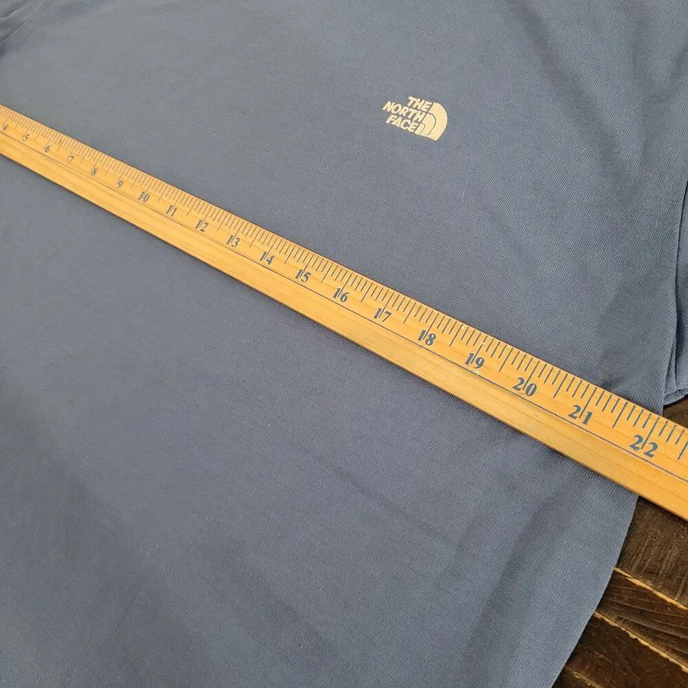 The North Face Shirt Adult Large Blue Short Sleeve Vaporwick